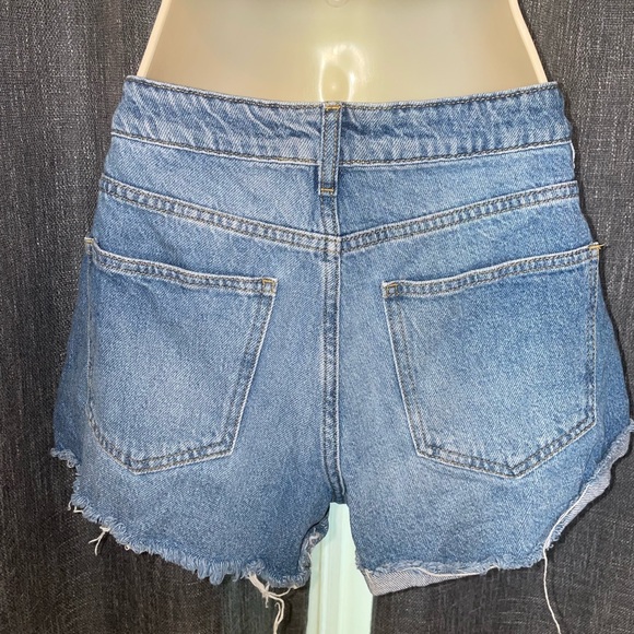 PACSUN Denim Blue Women's Shorts - Picture 3 of 4